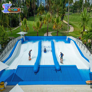 Parc d'attractions Équipement de réglage de la température constante <span class=keywords><strong>Piscine</strong></span> de surf 6 pompes <span class=keywords><strong>Simulateur</strong></span> de surf Jeux de parc aquatique professionnels - Product Image 2
