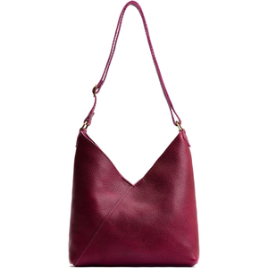 Sac à bandoulière portable en cuir véritable, texture litchi, sangle unique, ouverture supérieure, pour usage quotidien et voyage toutes saisons - Product Image 5