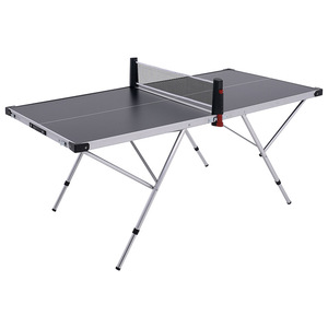 Table de <span class=keywords><strong>ping</strong></span>-<span class=keywords><strong>pong</strong></span> pliable peu encombrante, montage facile, ensemble de tennis de table portable, <span class=keywords><strong>filet</strong></span> rétractable, poignée de transport, durable, pour enfants et adultes - Product Image 1