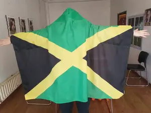 Custom Haiti岬ボディ旗腕の袖90 × 150センチメートル3 'x 5' 音楽祭カーニバル岬フラグ