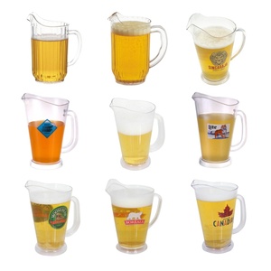 Brocca e Caraffa Impilabile in Plastica Standard UK da 2 e 4 Pinte per Gin, Vodka, Rum, Whiskey, <span class=keywords><strong>Vino</strong></span>, Birra, Maker's Mark, Krusovice - Product Image 6