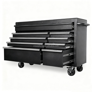 Drawer Mobile <strong>Storage</strong> Workbench <strong>Cabinet</strong> Big Trolley Steel Rolling <strong>Tool</strong> <strong>Cabinet</strong> with Lockable Garage <strong>Tool</strong> Chest - Product Image 1
