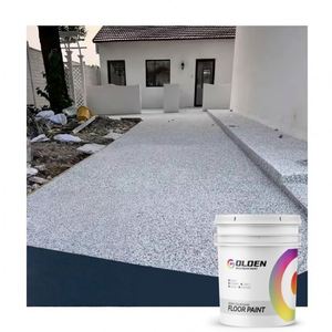 Peinture époxy professionnelle anti-poussière multicolore pour sols, revêtement liquide écologique pour béton, application au pinceau, fabrication experte - Product Image 1