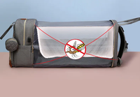 Sac à dos multifonctionnel tendance pour le marché américain, sac de voyage avec berceau, sac à couches pour poussette