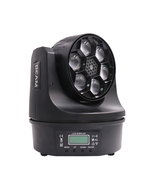 6 Small Bee Eyes Dj Event Light Disco Moving Head Light With Laser