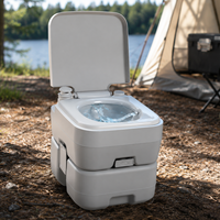 Toilettes mobiles de camping portables et économiques en PE pour l'extérieur, idéales pour les voyages, à vendre