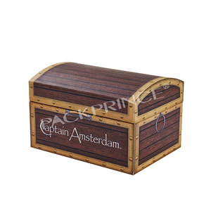 Caja de regalo DIY <span class=keywords><strong>sorpresa</strong></span> <span class=keywords><strong>Cofre</strong></span> del Tesoro para niños, almacenamiento grande, bloqueo de Metal en relieve, laminación mate, cartón de papel reciclable - Product Image 4