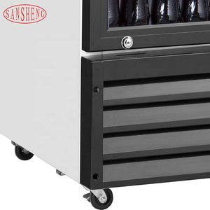 Commercial Transparent Display Freezer <strong>Fridge</strong> Single Door Upright <strong>Showcase</strong> Beverage Cooler - Product Image 5