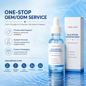 Sérum Hydratant au Peptide de Cuivre Bleu à Faible MOQ : Hydrate la Peau Quotidiennement, Lisse la Texture, Renforce la Barrière Cutanée, Répare les Coups de Soleil, Prolonge la Longévité de la Peau - Product Image 3