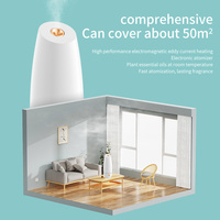 Diffuseur d'huiles essentielles rechargeable de type C, mini machine d'aromathérapie LED pour la maison et l'hôtel