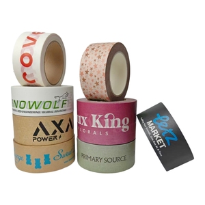 Tùy chỉnh in kraft giấy Băng tùy chỉnh Kraft kraft giấy Băng Logo hộp carton Kraft Băng Giấy - Product Image 1