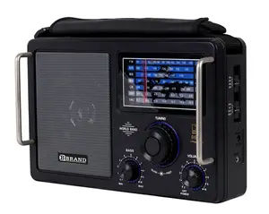 Radio portatile del ricevitore del mondo della radio della banda dell'aria 12 di FM SW1-2 LW di multibanda con controllo del volume