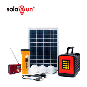 Sistema de iluminación Solar portátil para el hogar, iluminación de alto rendimiento y carga, con televisión de 19 pulgadas - Product Image 1