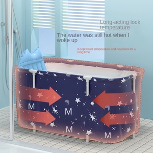 <span class=keywords><strong>Baignoire</strong></span> <span class=keywords><strong>pliable</strong></span> en tissu écologique, portable, grande capacité, légère, ovale, pour adultes et enfants, pour la maison, les voyages, le camping, la salle de bain - Product Image 3