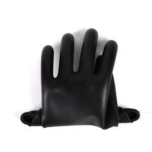 Con guanti protettivi in pelle OEM HV Live Line da lavoro 500V lattice gomma classe 00 guanti da lavoro a bassa tensione - Product Image 2