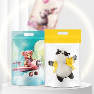 Bolsa al por mayor nueva con cierre hermético y diseño de dibujos animados para galletas, copos de nieve, dim sum crujiente, postres y snacks. - Product Image 6