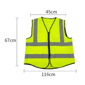Custom Safety Vest Logo High visibility Safety Vest Class Reflective wholesale supplier