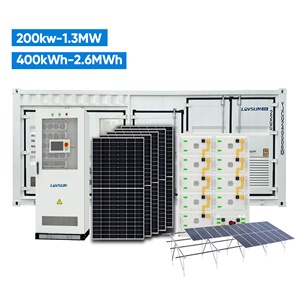 Système solaire complet hors réseau de 1 MW, 5 MW, 10 MW avec panneaux solaires, générateur et stockage par batterie au lithium - Product Image 1