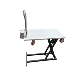 Hydraulic Lifting Platform Cargo Handling <strong>Trolley</strong> Customizable OEM <strong>Small</strong> Portable Scissor Lift Flatbed Trucks Iron Mesh - Product Image 2