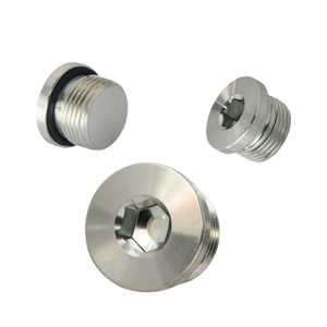 4MN-WD Metric Carbon Steel Galvanized External Thread Hexagonal <b>Plug</b> with <b>Rubber</b> Gasket Seal Product Category Seals - Product Image 1