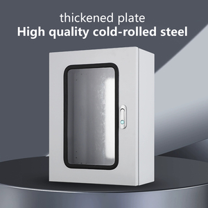 Caja de Distribución de Ventana Transparente de Una Sola Puerta, Montaje en Superficie, IP65 Impermeable, Base de Acero Laminado en Frío, Modelo Yutai YT de Alta Calidad - Product Image 4