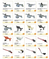 Pièces de rechange et accessoires automobiles : Ensemble de serrures de porte, couvercles de pompe hydraulique et loquets pour culasse de moteur de voiture