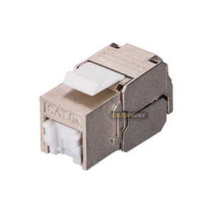 Vendita calda di 180 gradi senza utensili Keystone Jack 8 p8c a prova di polvere per Cat6a connettore di rete parti di Telecom - Product Image 3