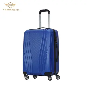 De precio barato impermeable abs equipaje de camarote 4 ruedas de la cremallera de viaje trolley equipaje