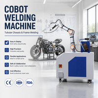 Robot de soudage cobot pour portes, fenêtres et rampes d'escalier en aluminium, machine de soudage laser à fibre 1500W, nouvelle structure légère pour la fabrication
