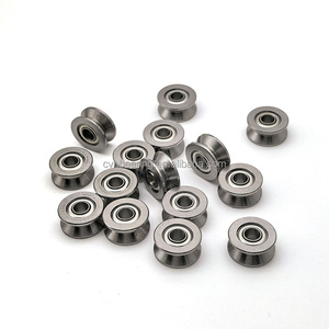 컴퓨터 자수 레이저 기계 크롬 스틸 용 4x13x6mm V-그루브 베어링 V624ZZ 트랙 휠 가이드 휠 베어링 - Product Image 4