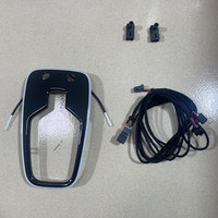 Lampe de lecture de plafond ZX 64 couleurs pour Audi A4 A5 B9 A6 A7 C8 Q5 Q7 Q8 – Accessoires d'éclairage d'ambiance intérieur de voiture