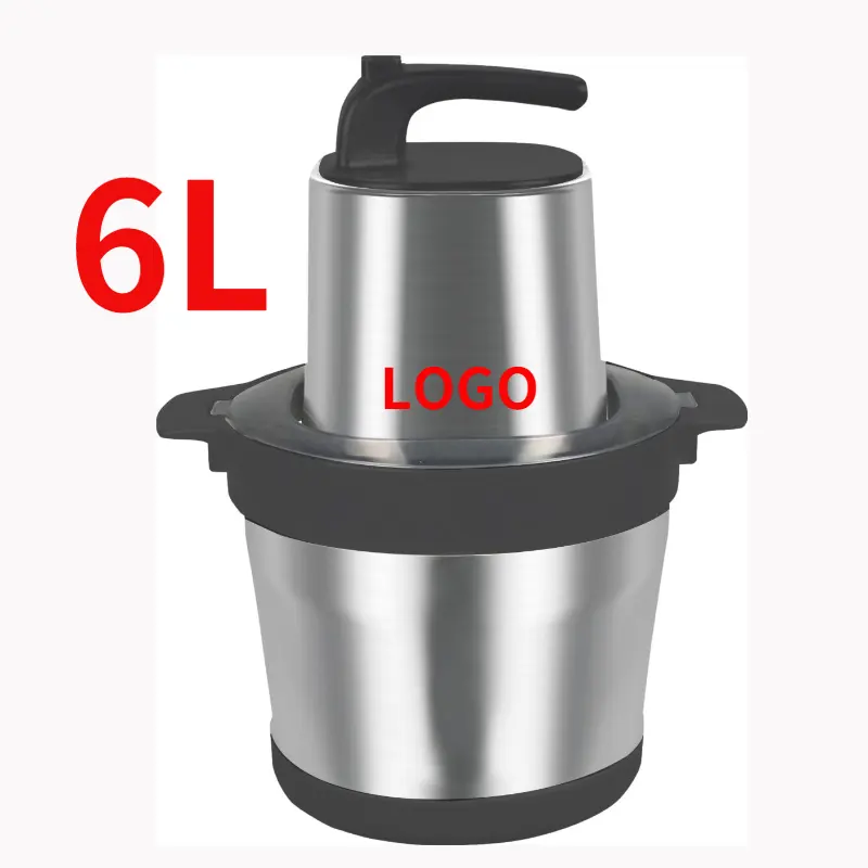 Liquidificador elétrico de carne yam pounder, entrega rápida, 6l, fufu pounding, picador