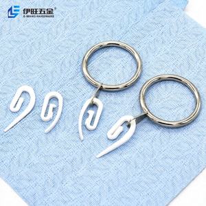 EWANG Plastic Hanging <b>Curtain</b> Hook White Shower <b>Curtain</b> Pin Hooks for Window <b>Door</b> <b>Curtain</b> - Product Image 2