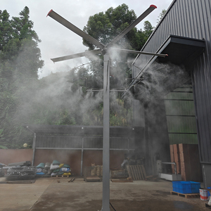Ventilateur Électrique HVLS à Brume Optimale, Souffleur d'Air, Ventilateur de Refroidissement sur Pied pour Jardin et Serre - Product Image 1
