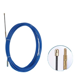 <span class=keywords><strong>Tire</strong></span>-câble électrique rétractable en <span class=keywords><strong>nylon</strong></span> robuste / Tige de tirage de câble 20m pour machine à fileter les tuyaux / <span class=keywords><strong>Tire</strong></span>-câble - Product Image 1