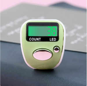 Mini Anello Contatore da Dito, Dispositivo Elettronico Indossabile per Conteggio e Recitazione - Product Image 1
