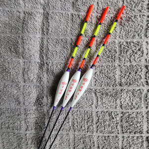 3pcs Abs <strong>Plastic</strong> Inshore Bullet Shaped Unpainted Lures Fishing Water Buoy Floating <strong>Float</strong> With Wing - Product Image 2
