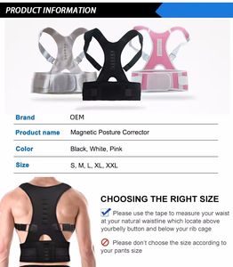 Corrector de postura para <span class=keywords><strong>hombre</strong></span> y mujer, soporte para la espalda, correa para el hombro, cinturón jorobado - Product Image 3