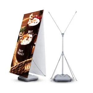 x banner size 60 x 160 cm 80 x 180 cm with logo advertising banner stand outdoor for stand expo