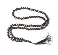 Perles de prière islamiques Tasbih 99 perles en bois bijoux de Ramadan musulman avec glands cadeau/chapelet Musulman