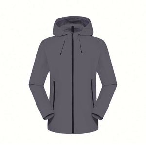 Design Men's High Spandex Waterproof Light Outdoor <b>Jacket</b> Breathable Zipper Closure Print Pattern Windproof Plus Size Blouson - Product Image 1