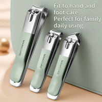 Kits de voyage en acier inoxydable pour le toilettage des ongles ensemble de manucure blanc 18 pièces avec boîte magnétique