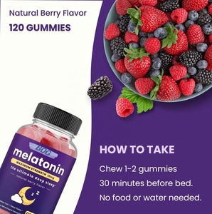 Gomitas de Melatonina de 5 mg de Marca Privada, Suplemento Dietético Premium para Mejorar el Sueño, 60 Unidades, Antienvejecimiento para Adultos - Product Image 3
