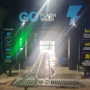 High Efficiency 14 Brush Tunnel Car <strong>Wash</strong> Machine with 2500W Self Service Vacuum Cleaner - Product Image 3