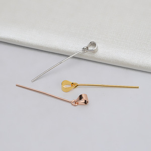 Pendentif pour collier féminin en argent S925, forme de broche à 9 pans avec fermoir en forme de graine de melon, pour jade, 5 accessoires, base vide - Apprêts de bijouterie - Product Image 2