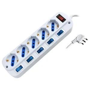 Wholesale Multiple Plug Socket Italian Extension Socket Cord