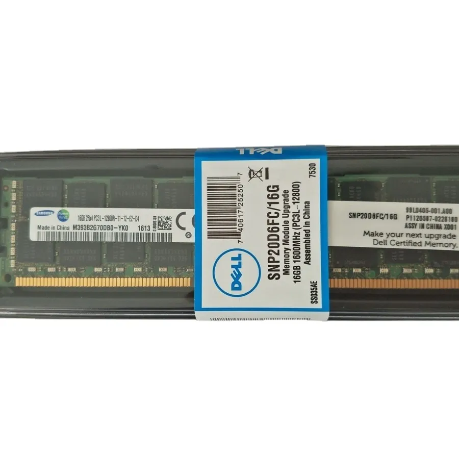 A6994465 SNP20D6FC/16G 20D6FC 16GB DDR3 1600MHz PC3L-12800R الذاكرة مصنع مختومة