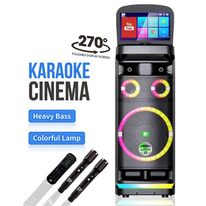 Altavoz DP-1429 Parlante <span class=keywords><strong>Youtube</strong></span> >800W de Alta Potencia, Altavoz Activo con Ruedas para V5.0, LED RGB, Carga Inalámbrica, Micrófono Integrado - Product Image 1