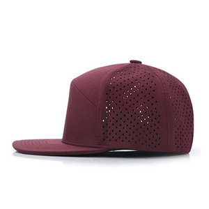 ZZB Gorra de Béisbol Personalizada al por Mayor, Perforada con Láser, Transpirable, Impermeable, de Secado Rápido, con Borde Plano, Ventilación con Cuerda, para Senderismo al Aire Libre - Product Image 2