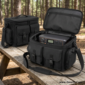 Bolsa de Transporte para Generador Portátil, Estuche Protector Resistente de Nailon Cordura 1000D, Bolsa de Almacenamiento para Banco de Energía, Bolsas Resistentes - Product Image 2